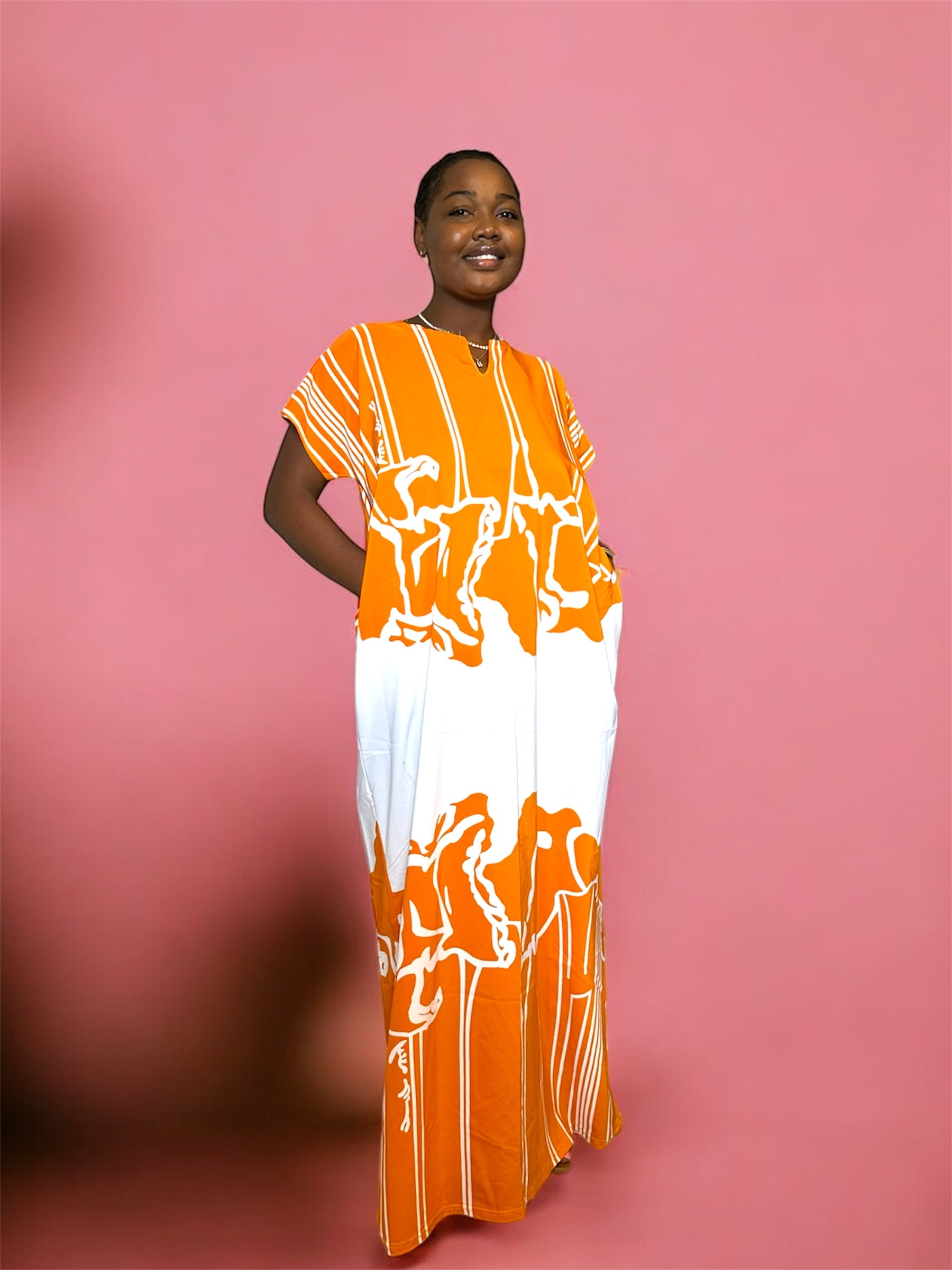 Mazed Akimbo n Bob Boubou Garb Dress