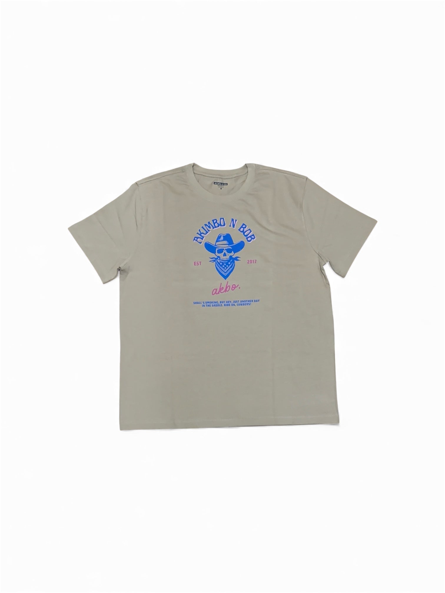 Akimbo n Bob Skulled Bandana Men's Tee-5