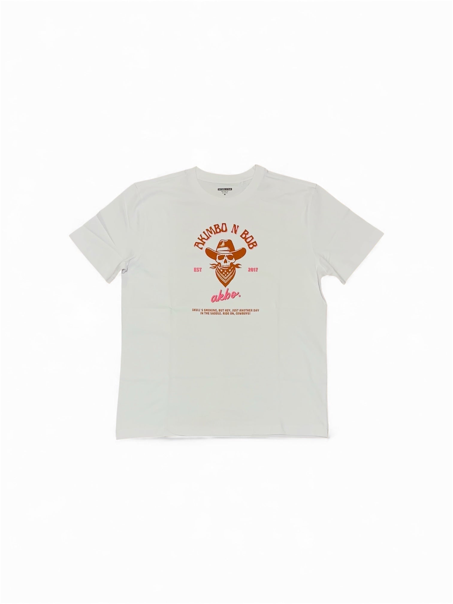 Akimbo n Bob Skulled Bandana Men's Tee-4