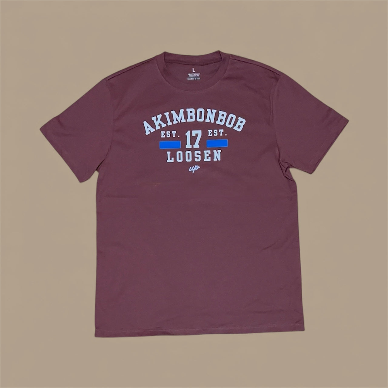 akimbo n bob varsity Garb tee-8