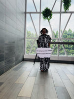 Akimbo n Bob Matrix Glitch Boubou Dress