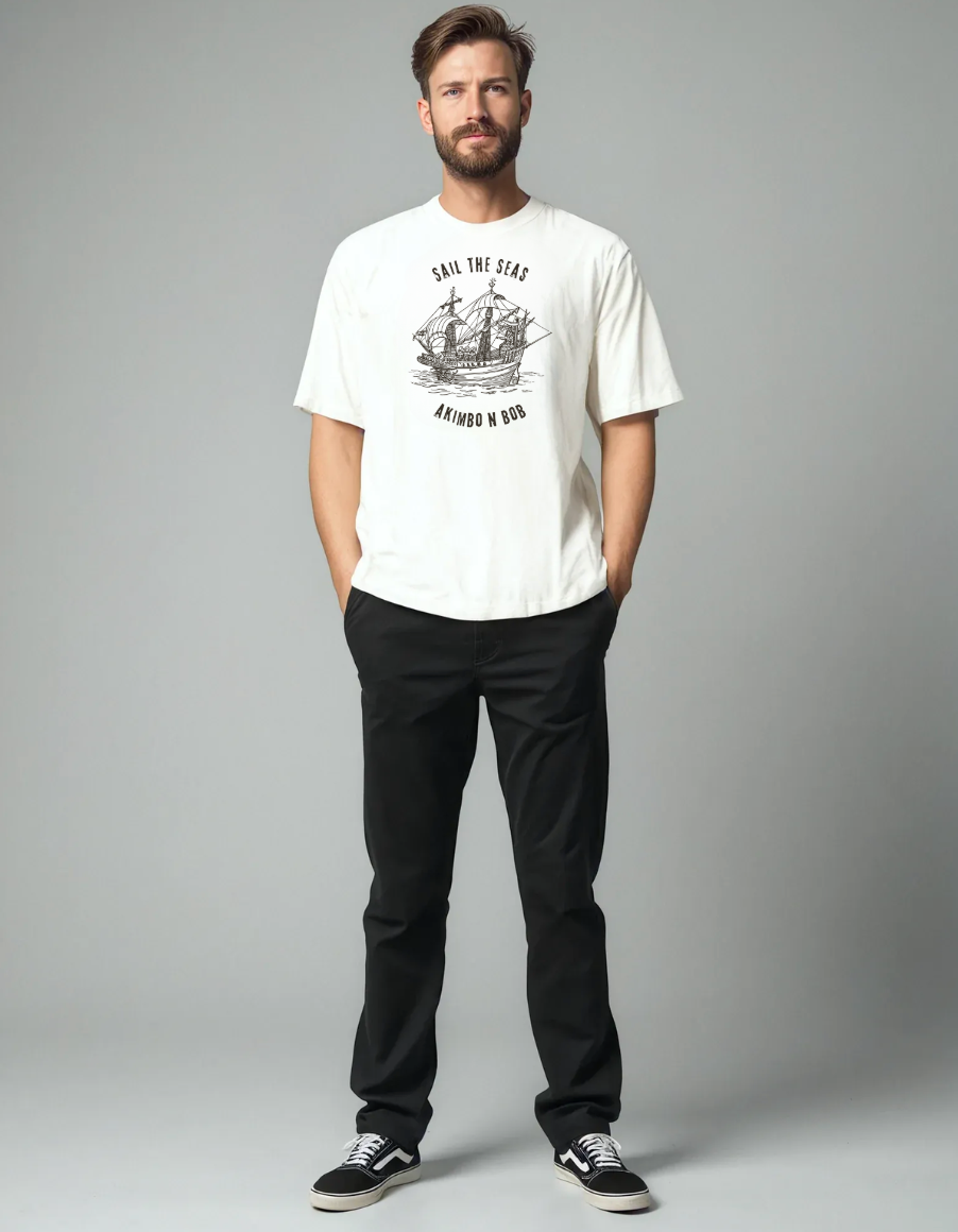 Sail the Seas Men's Loose Fit Tee
