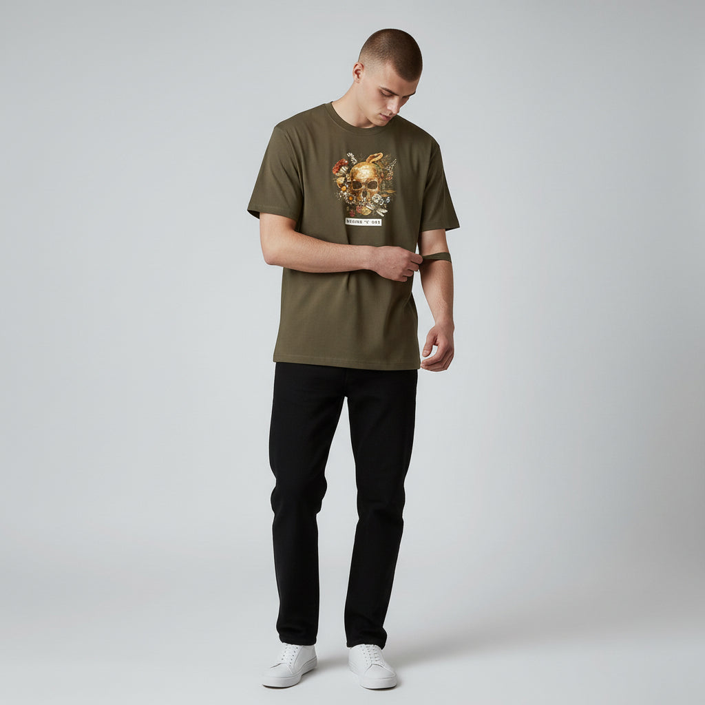 Akimbo n Bob Skull and Banquet Men's loose fit