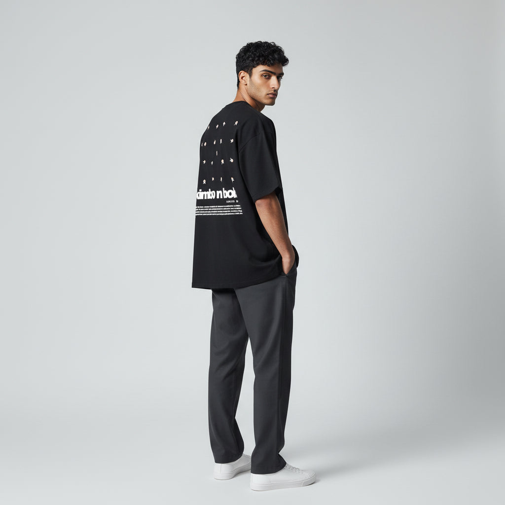 Men's Chess Board Monogrammed Akimbo n Bob Loose Fit-2