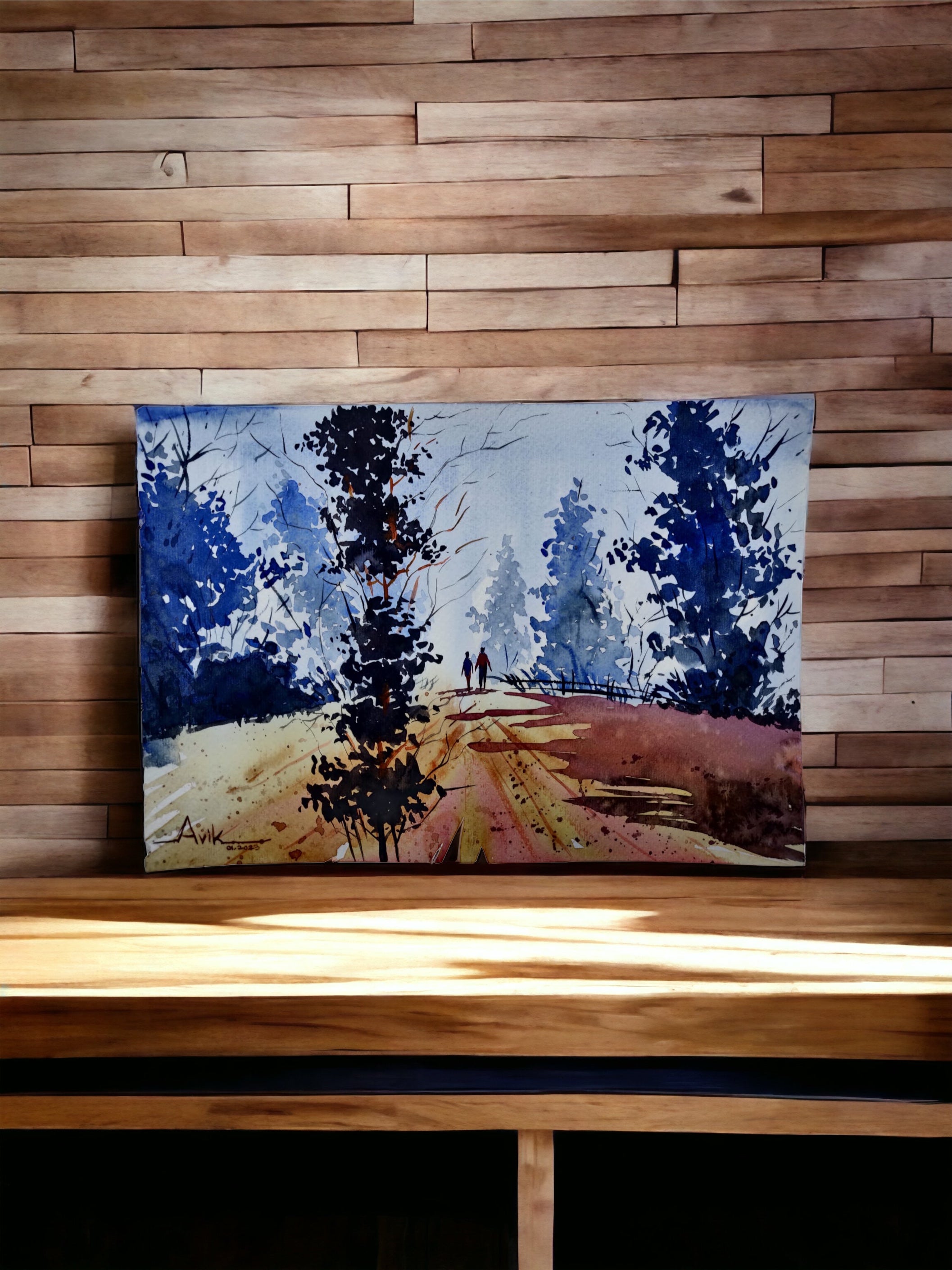 Vivid Dream Water Color Painting-2